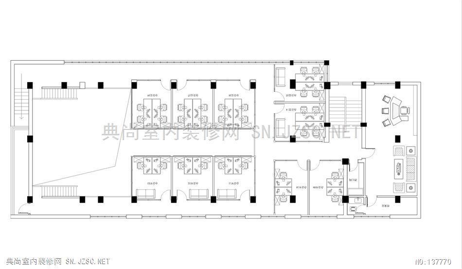 7—众创空间-LOFT办公室 (6)办公室装修效果图 办公室设计效果图