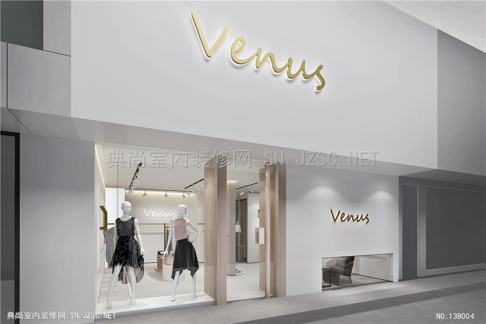 84——Venus精品女装店 空间 展示设计  Surprise金喜  (4)餐饮餐厅装修效果图设计