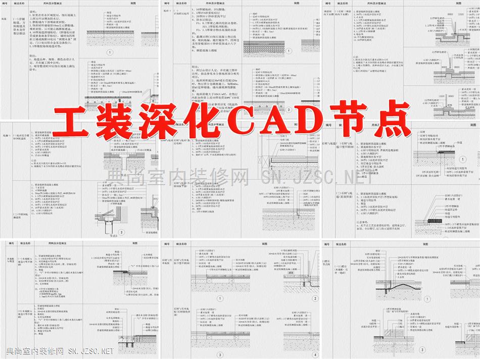 工装深化CAD节点